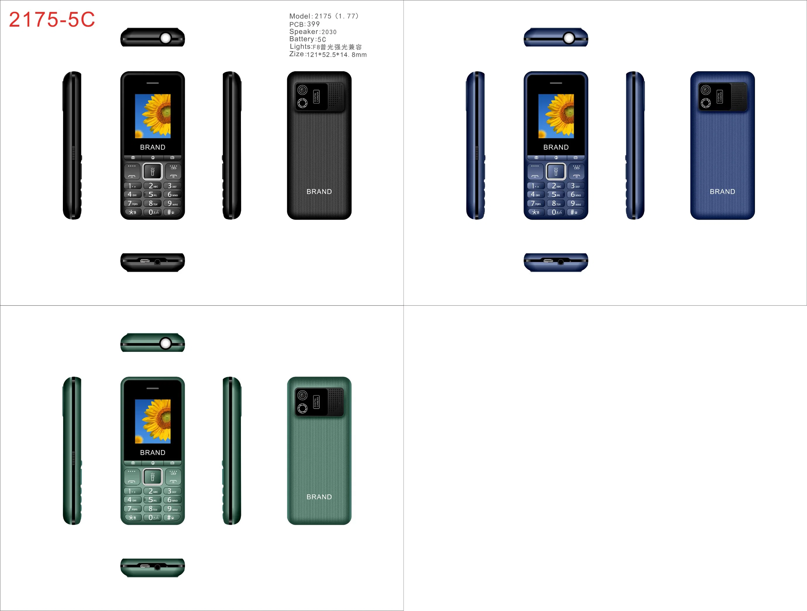 China Mobile Phone Key Phone Low Price Nice Design Function Mobile