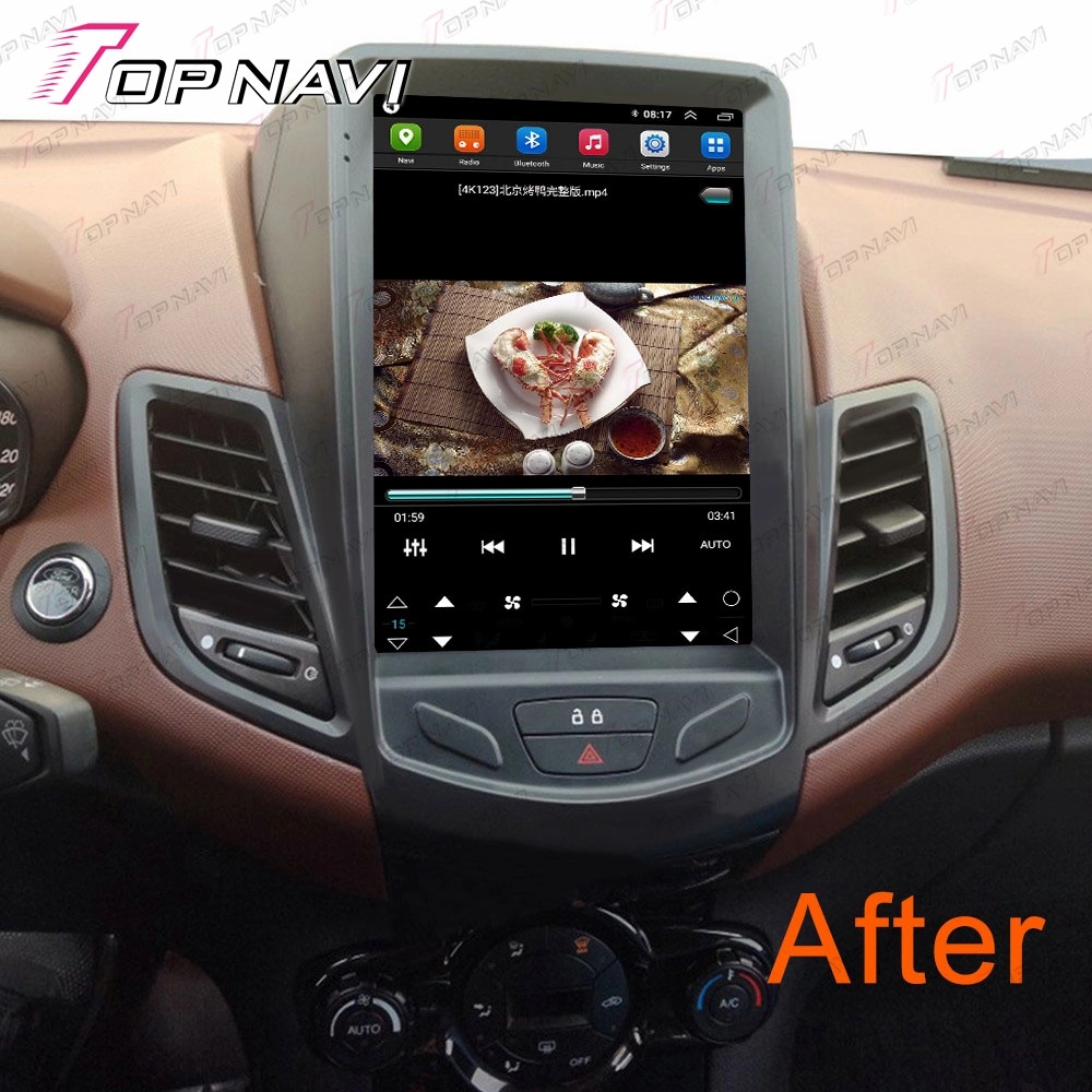 Автомобильная стереосистема с помощью кнопок навигации GPS для Ford Fiesta 2009 2015