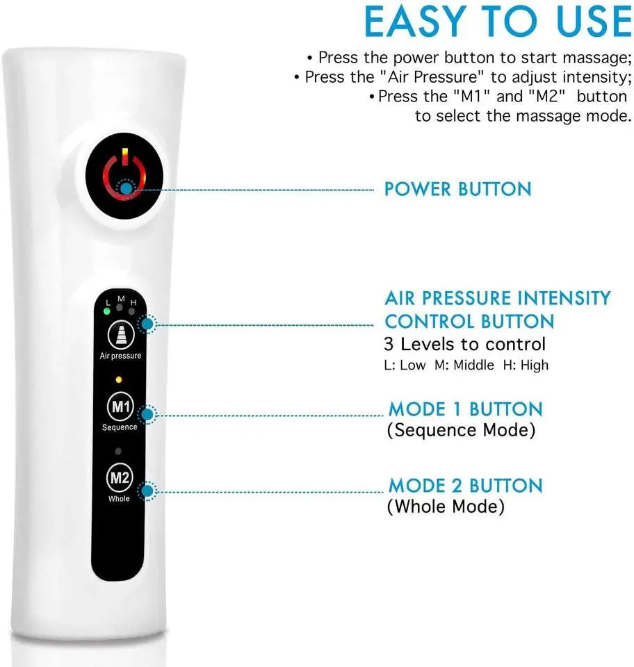 Pied de la jambe de compression à air OEM Masseur Pressoth