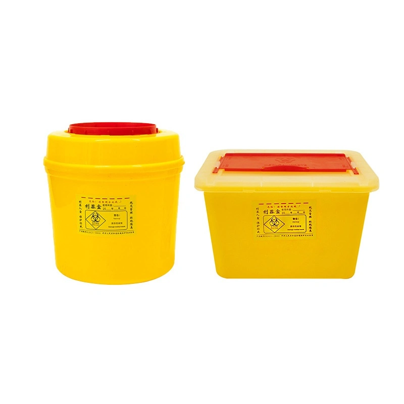 Disposable Medical Safety Box Sharp Containers Biosafety Sharp Container 2L 5L