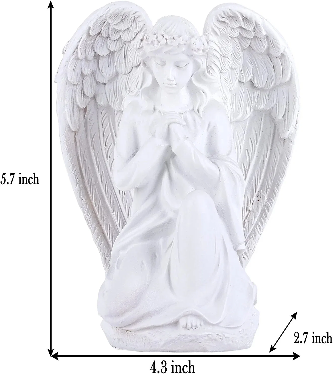 Kniend Bester Engel Statue Wächter Memorial Cherub Skulptur