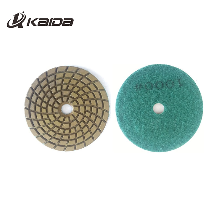 80mm-200mm Resin Bond Diamond Wet Buffing Polishing Pad for Floor Stone