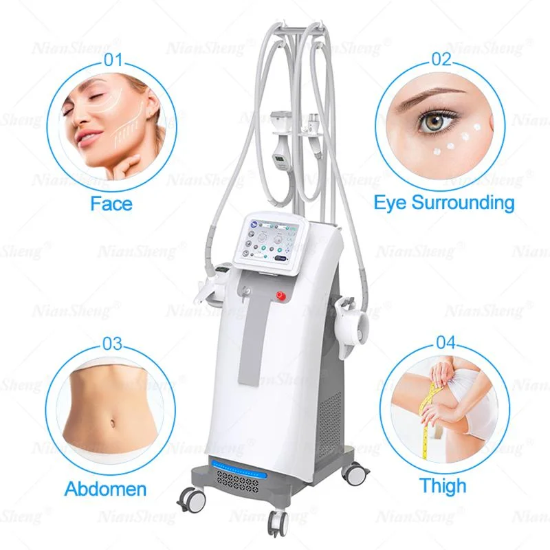 4 Handle Vela Sculpting RF Infrared Anti Cellulite Vacuum Roller Slimming Massage