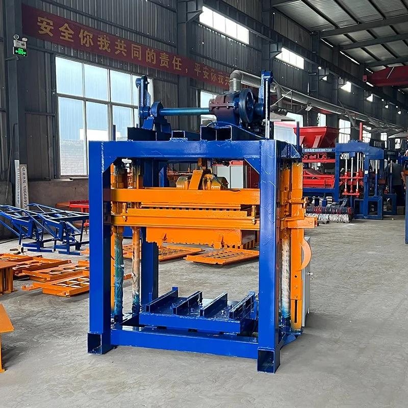 Qtj4-40 Concrete Hollow Block Machine Cement Paver Machine Curbstone Making Machine Line in Factory