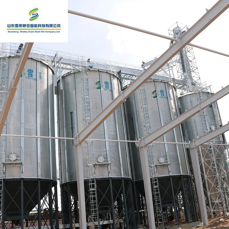 Factory Direct Sale Hot Galvanized Steel Storage Grain Silo for Grain Storage