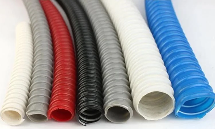 Flexible Corrugated Plastic Tubing PVC Reinforced Plastic Flexible Hose