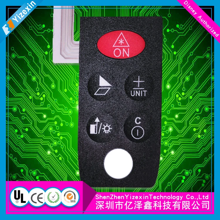 High-Tech Integrated Membrane Switch with 1mm Pitch and Black Transparent Window