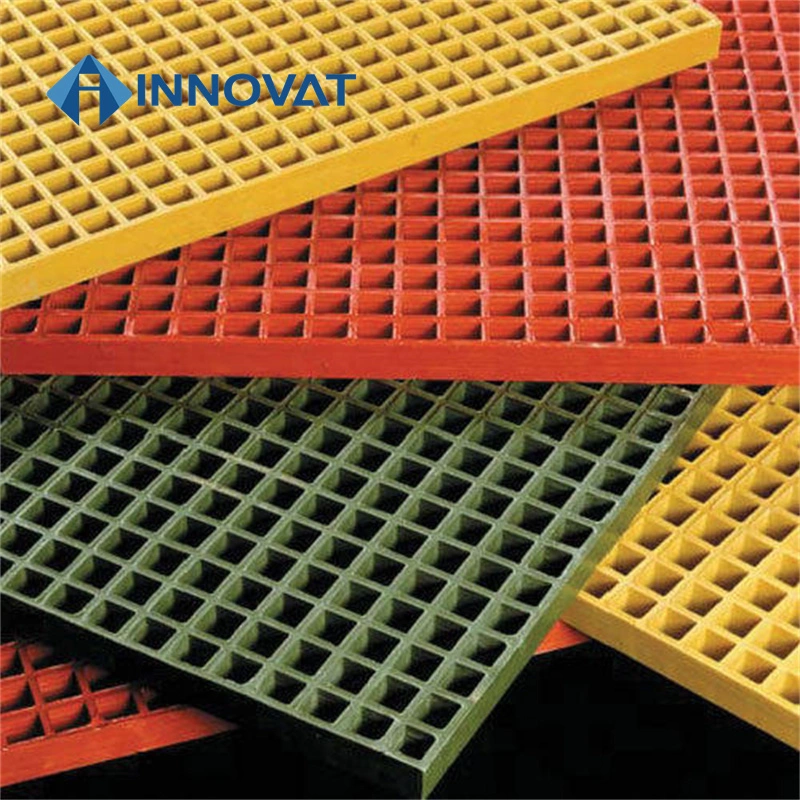 FRP plástico compuesto Molded Floor Grating Fiberglass Panel