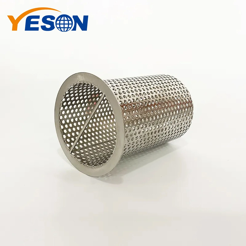 Metall Titan Perforated Wire Mesh Filter für Industrie