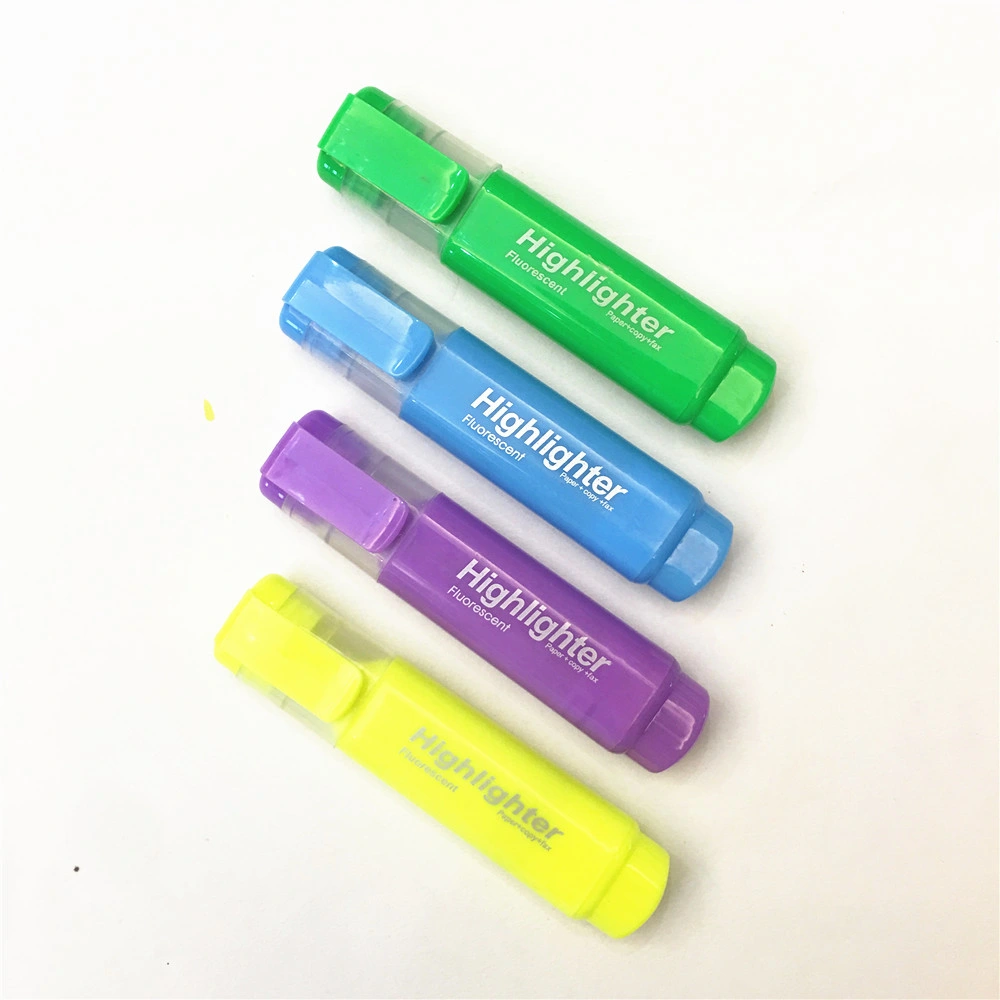 6 Colors Highlighter Pen for Home Office School Stationery