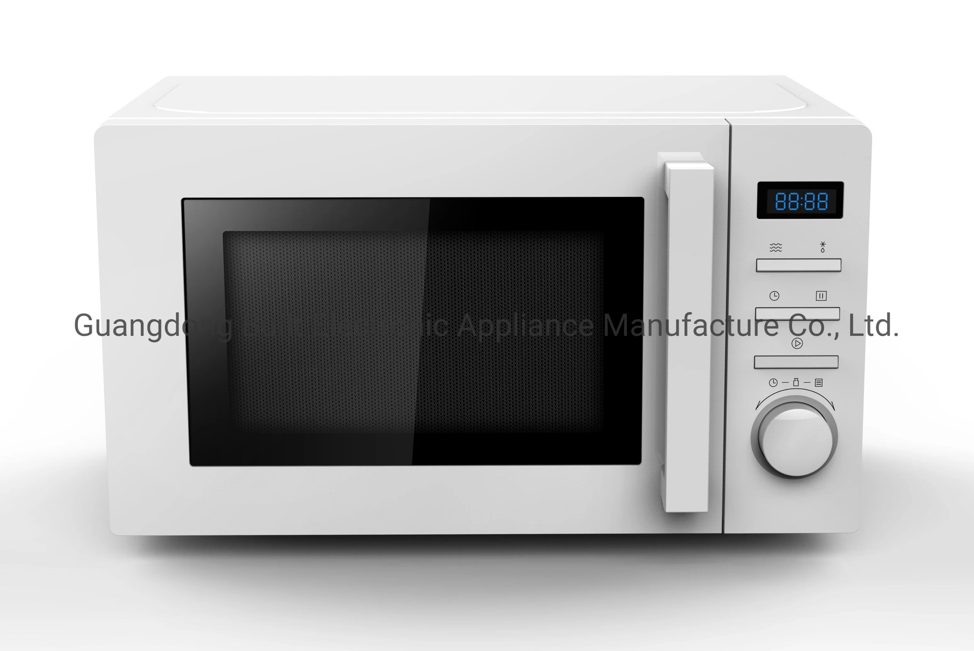 Low Price Freestanding Table 20L White Microwave Oven Solo Function Digital Control