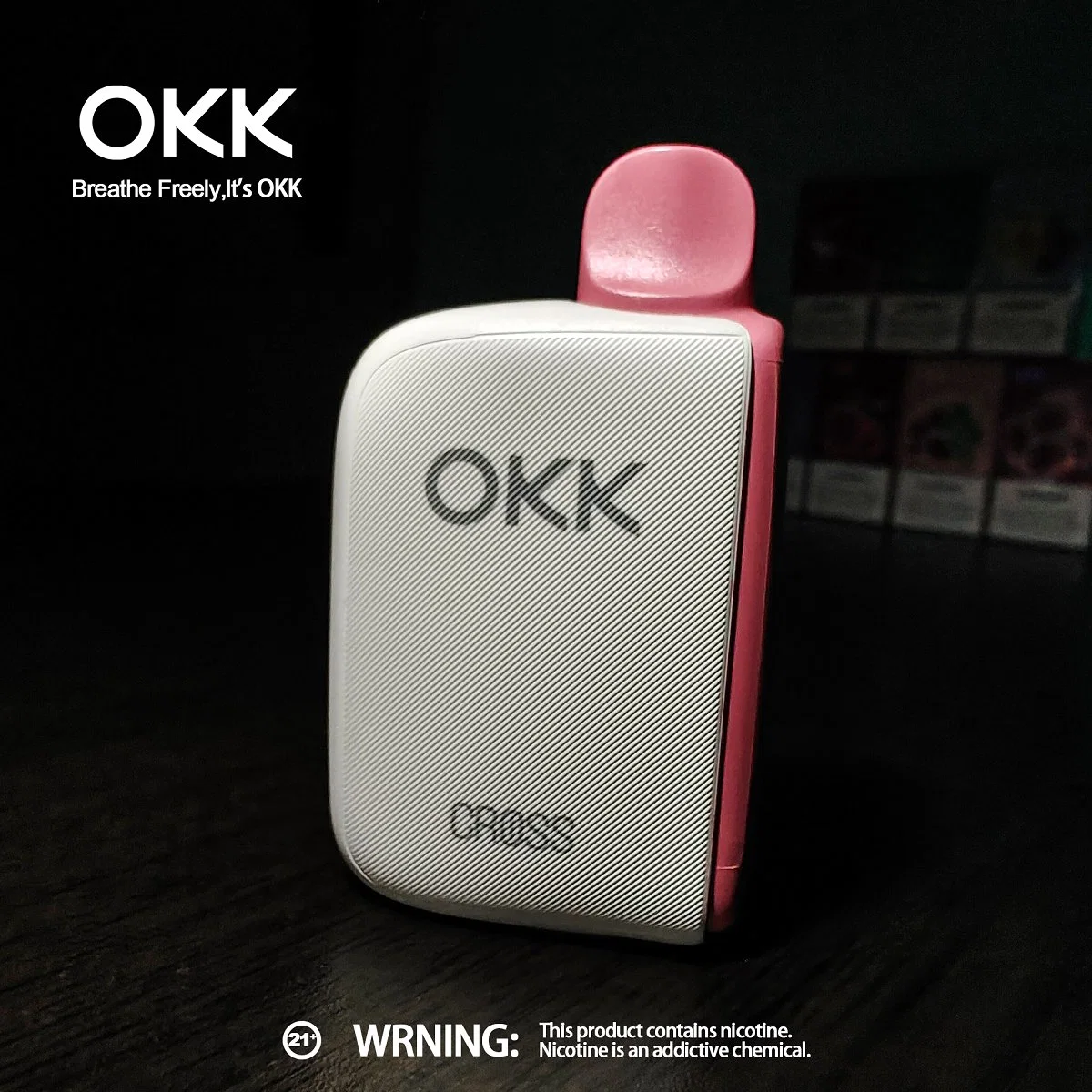جهاز Okk Vape معبأ مسبقاً من البود مع 12 مل من أطواق E-Juice 5000 المصدر المصنع بالجملة