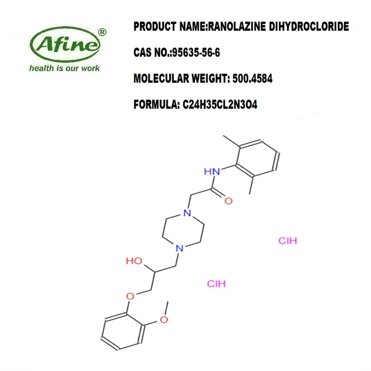 CAS 95635-56-6 Ranolazine Dihydrocloride / Ranolazine HCl / Ranolazine Dihci / Ranolazine and Salt