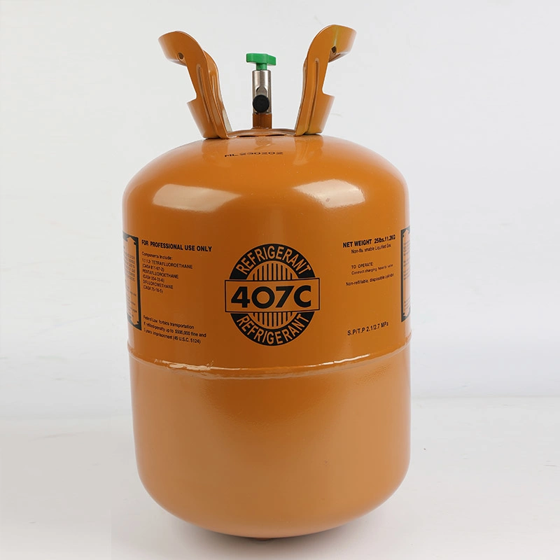 99.80% Purity 11.3kg Neutral Packing Hfc Refrigerant Gas R407c in Air Conditioning