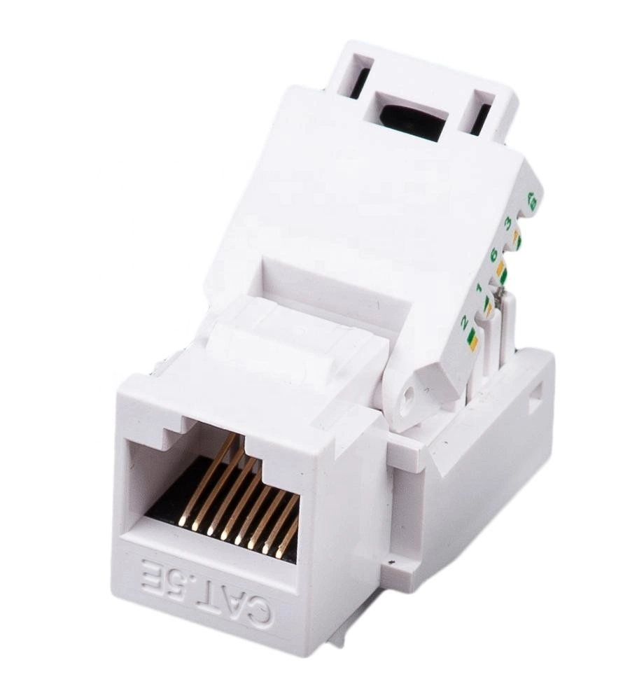 Cat5e Cat6 UTP 90degree Toolless Keystone Jack cat5e cat6 RJ45 female connector