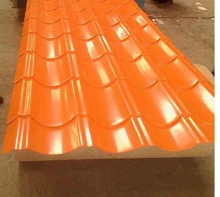 Dx51d Color Coated PPGI Corrugated Steel Roofing Tile PPGI Iron Metal Sheet