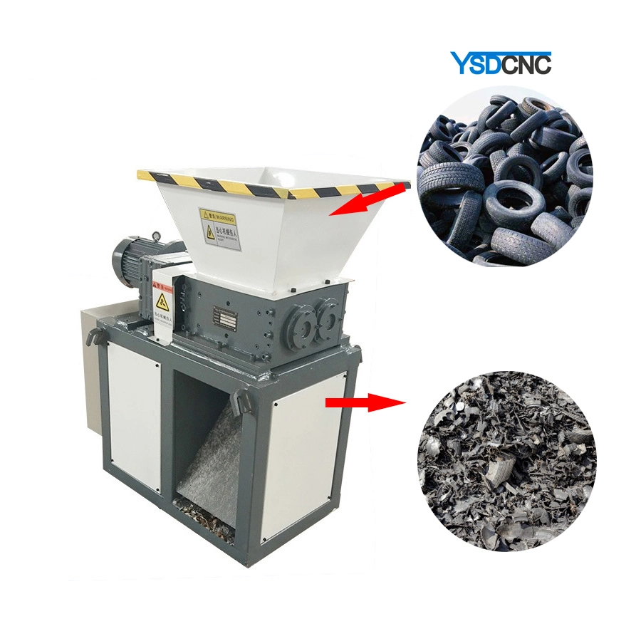 The Efficient Plastic Shredding Cardboard Cutting Machine Shredder Blades Paper Wooden Pallets Recycling Machines with Low Price