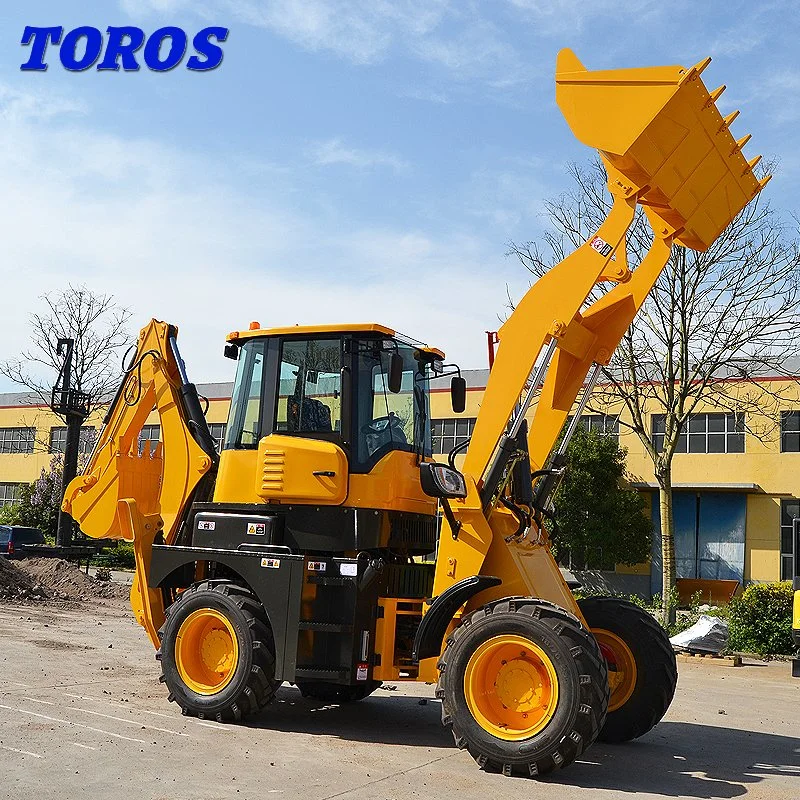 Hot Multi-Purpose 4 Wheel Drive New Backhoe and Loader 3 Tton 5 Ton New Backhoe Loader Price for Sale Backhoe Loader