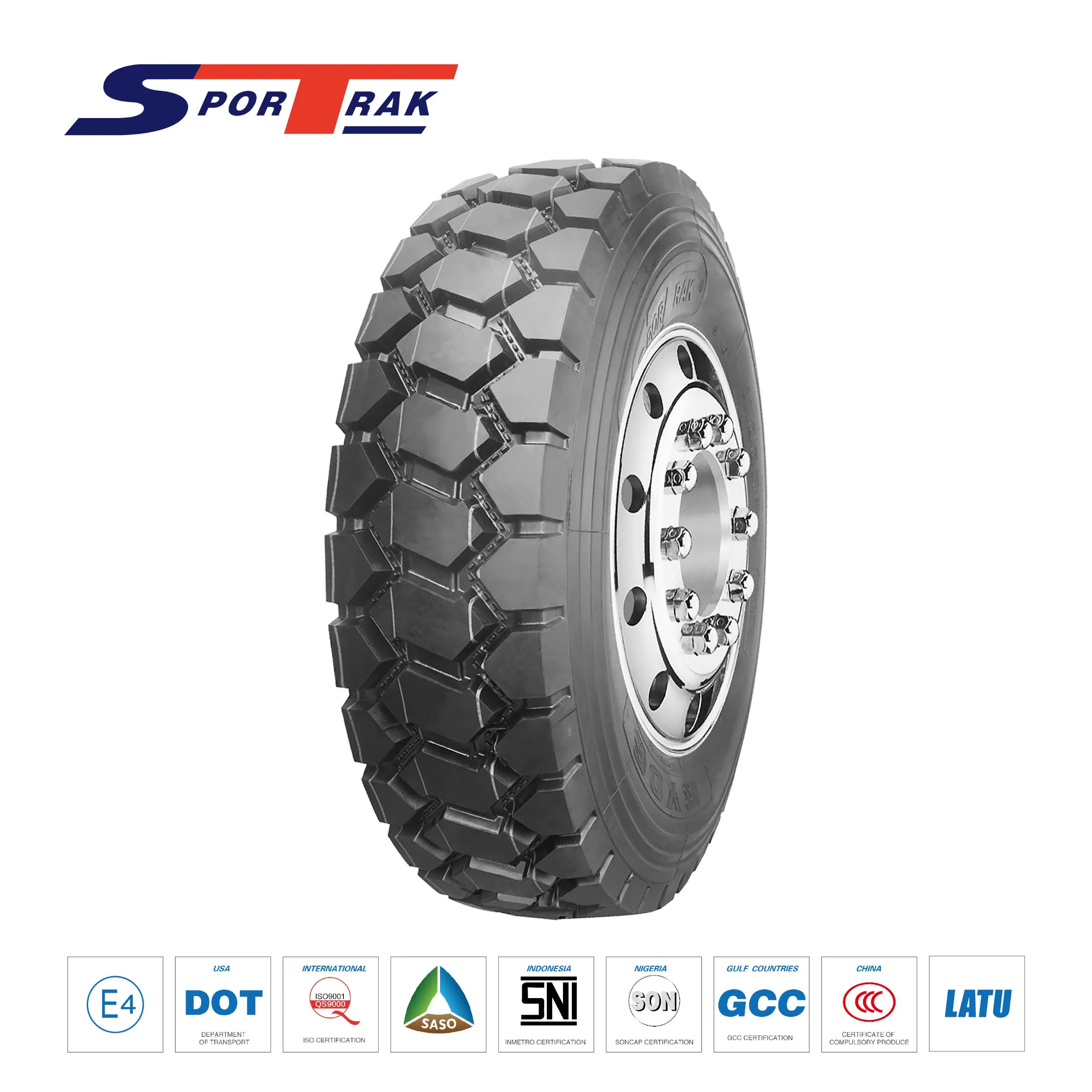 Pneu de camion TBR radial tout acier sans chambre à air de haute qualité pour charges légères et lourdes 385/65r22.5 11.00r20 13r22.5 12.00r24 7.50r16 12r22.5.