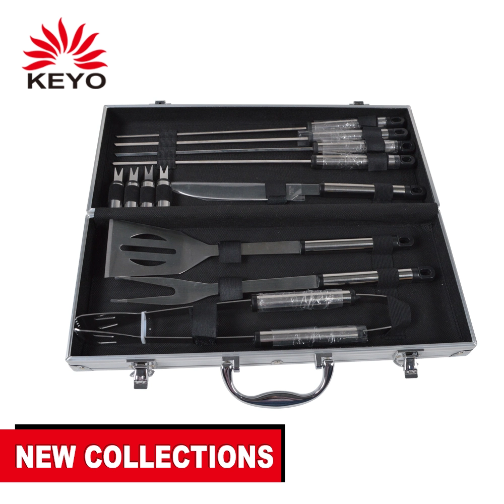 Hot Sales 12 Pieces Barbeque Accessories Stainless Steel BBQ Grill Tools Set