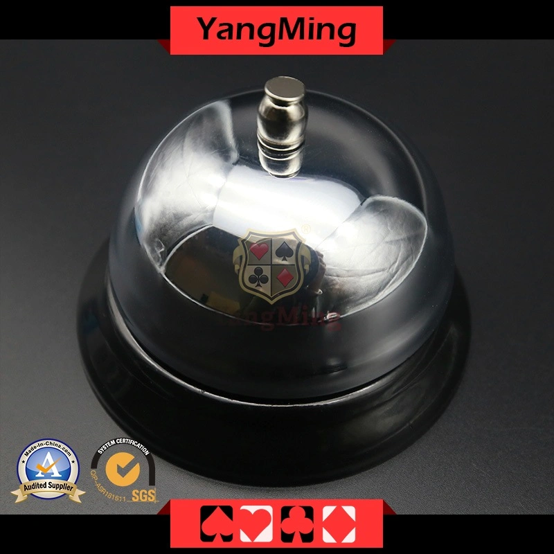 Gambling Poker Games Stainless Steel Metal Casino Baccarat Games Call Bell (YM-CB01)