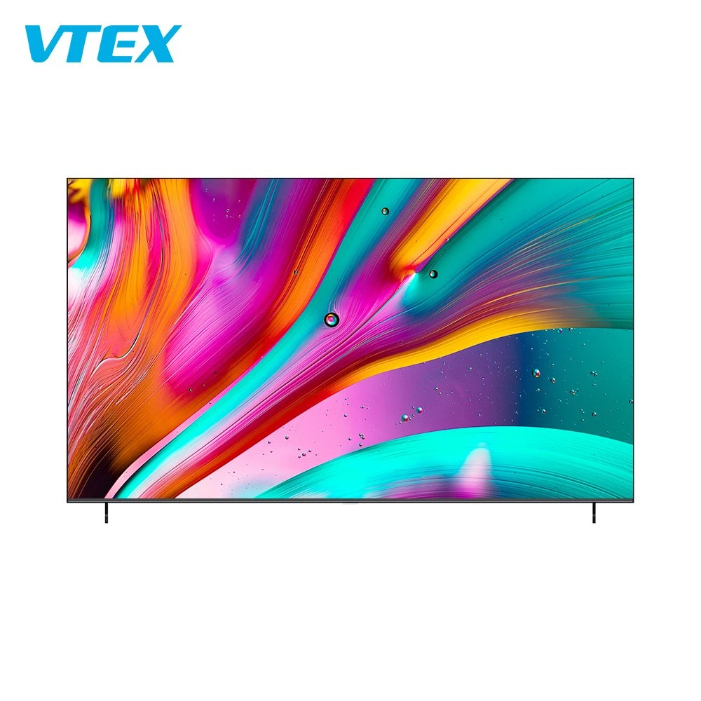 Manufacture Customized 4K UHD Digital Television Big Size Frameless Display WiFi Online Smart TV for Home Office