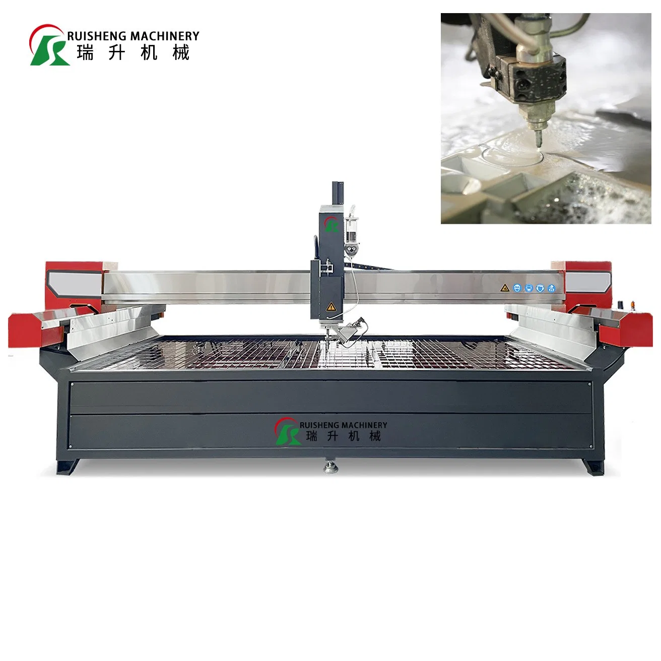 Ruisheng Stone Machinery New Design Style Waterjet Cutting Machine for Marble Metal Cutter