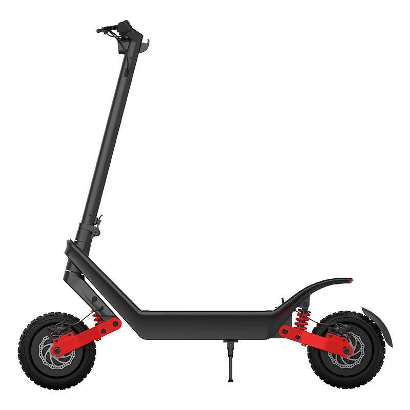 Novo motor duplo de 11 polegadas 2400 W 48 V 100 km de longa distância Pneu resistente a perfurações scooter elétrica todo-o-terreno Fast 50 km/h 200 kg com carga elétrica Entrega de scooters de queda