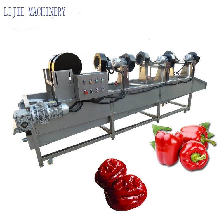 1500kg/H Automatic IQF Frozen Strawberry Broccoli Cauliflower Peas Beans Washing Blanching Freezing machine Line