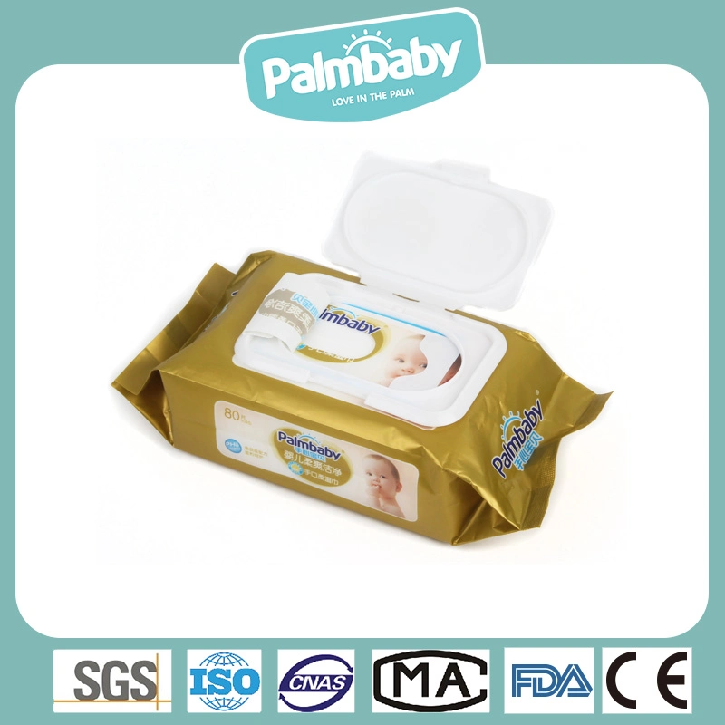 Baby Wet Tissue Hand Mouth Wet Wipes Soft Nonwoven Fabric Wet Tissue Baby Skin Care Clean