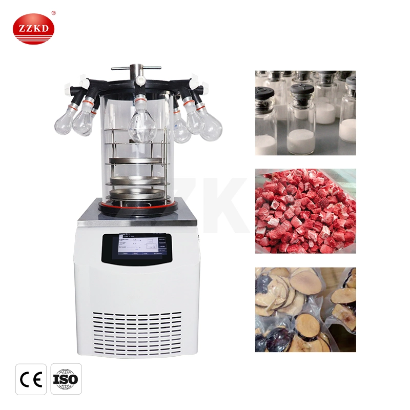 Desktop Benchtop Lyophilizer Vaccine Protein Vial Vacuum Freeze Drying Lyophilization Machine