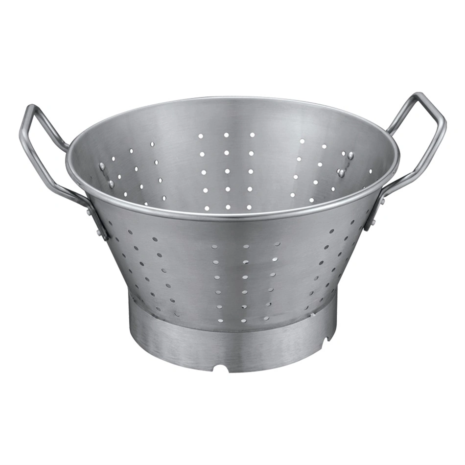 Commercial Fruit Vegetable Heavy Duty Colander Stainless Steel Strainer with Handle