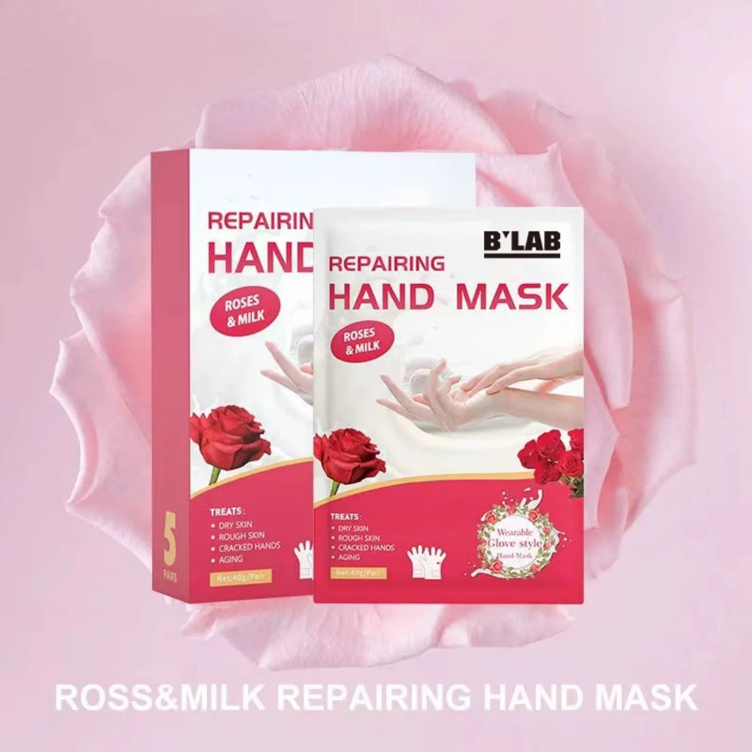 Guantes de moisturizing de la máscara de la mano para el smoothing de invierno