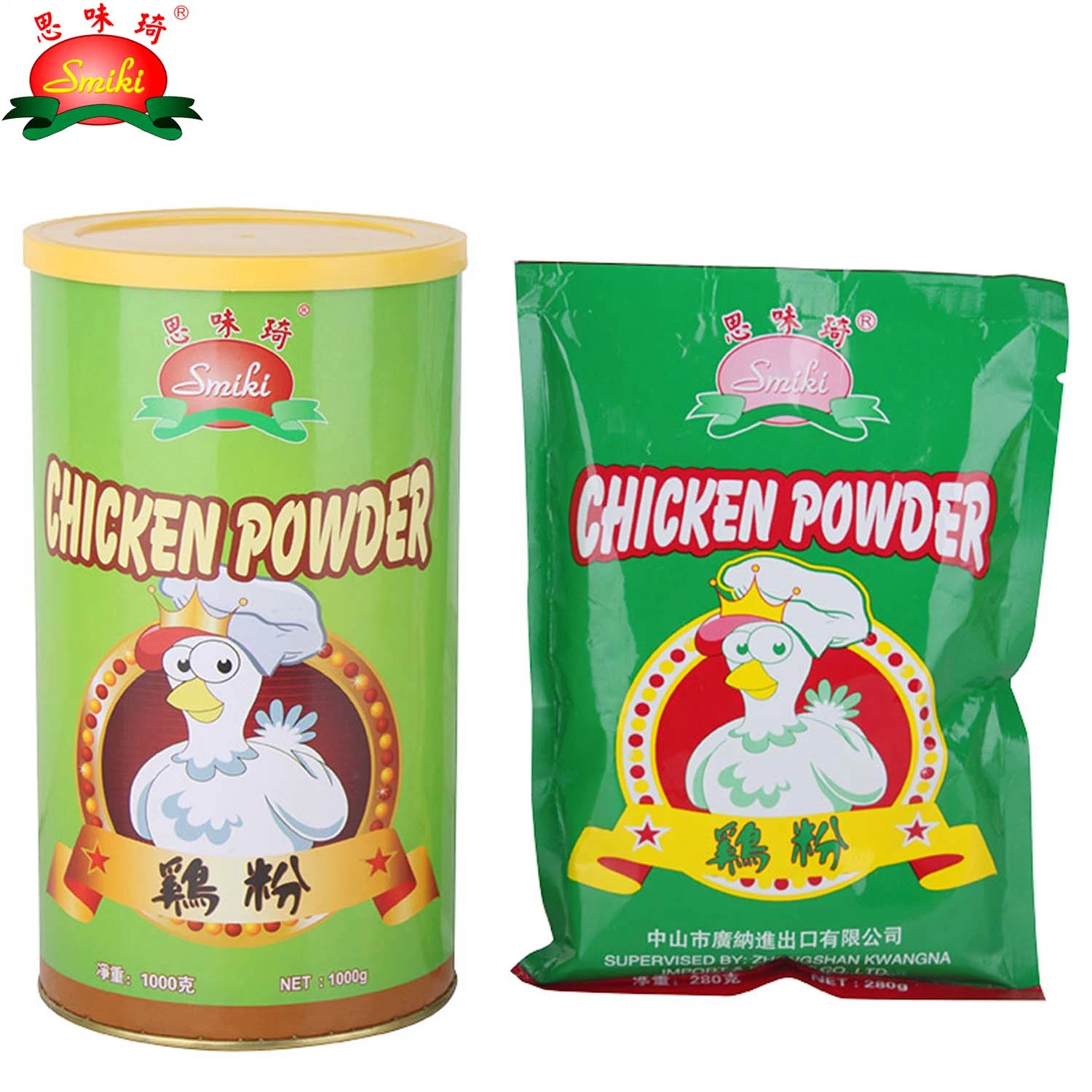 Smiki mezcla de condimentos secos sabor pollo caldo de pollo en polvo con Brc, Halal, HACCP, ISO22000, Kosher, salud, la Certificación FDA