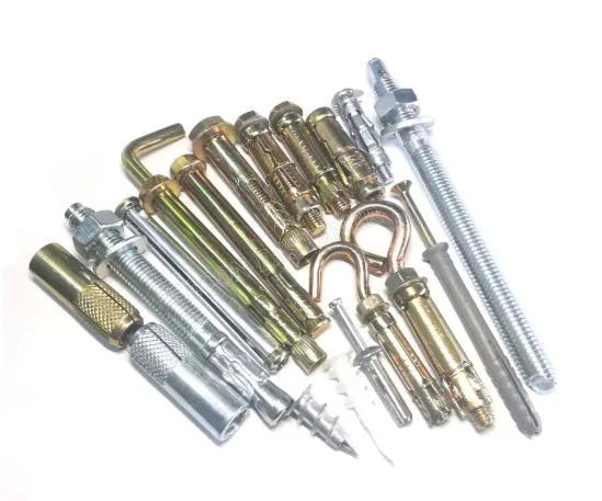 China Professional Fastener Factory Carbon Steel Zinc Coated Metal Frame Anchor Expansion Wedge Anchor Bolt Anchors