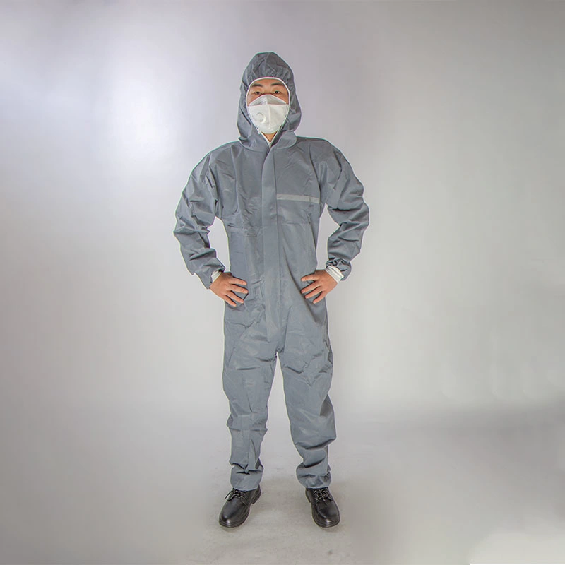 Protective Coverall Isolation Clothing with Cap Waterproof and Anti Infection Disposable Medical Protective Isolation Gown