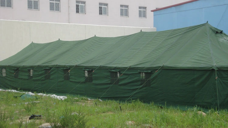 Carpa impermeable de fábrica del Ejército de estilo militar estilo carpa de 10-50 personas