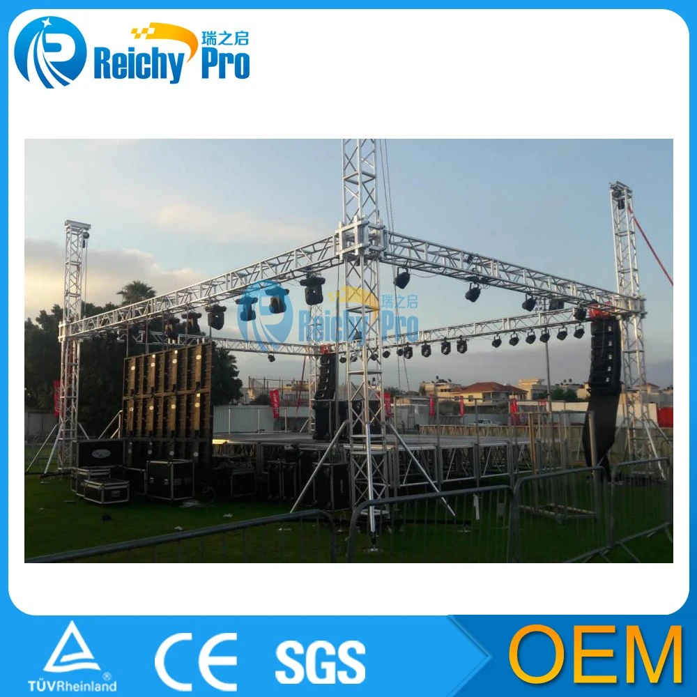 Customized 4 FT Moveable Music Show DJ Setup Stage Truss System