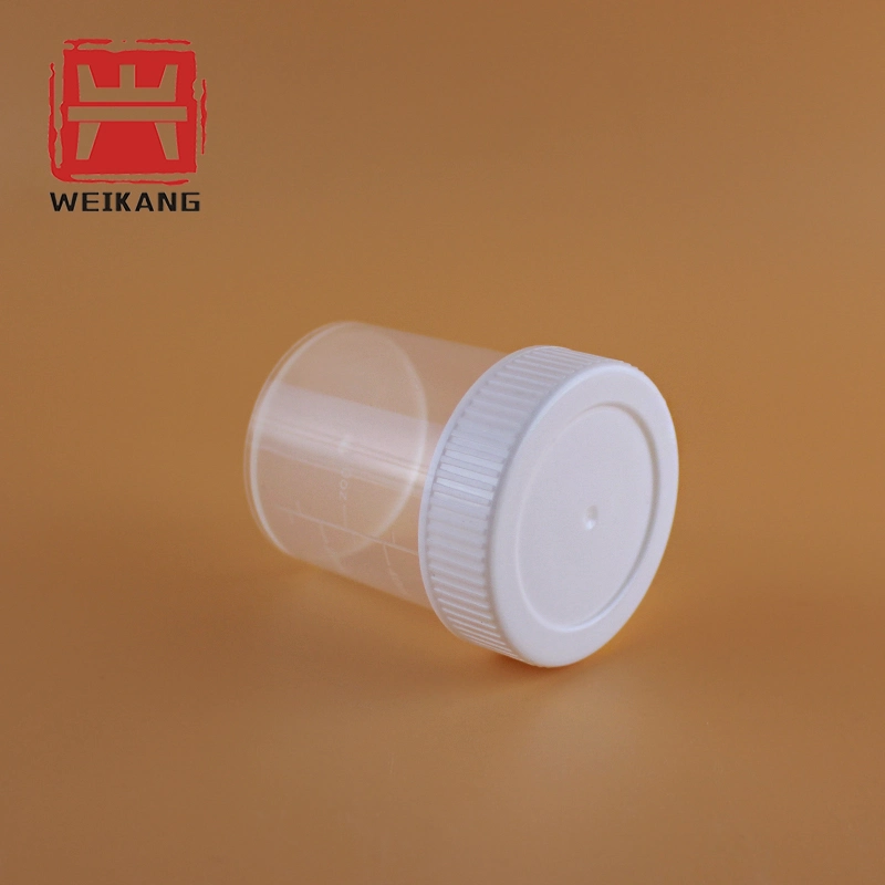 Sterile Hospital 15ml 30ml 60ml 100ml 120ml Plastic Test Collection Specimen Collector Sample Urine Cup Container