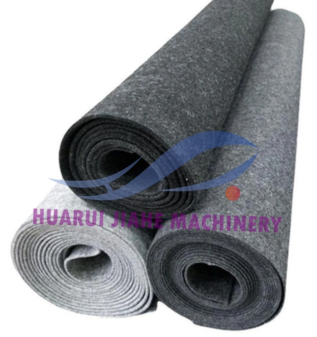 Non-Woven Equipment for The Production of Felt Geo-Textiles, , Needle Punched Universal Car Mat Machine Non-Slip Car Mat Automotive Carpet Process Line