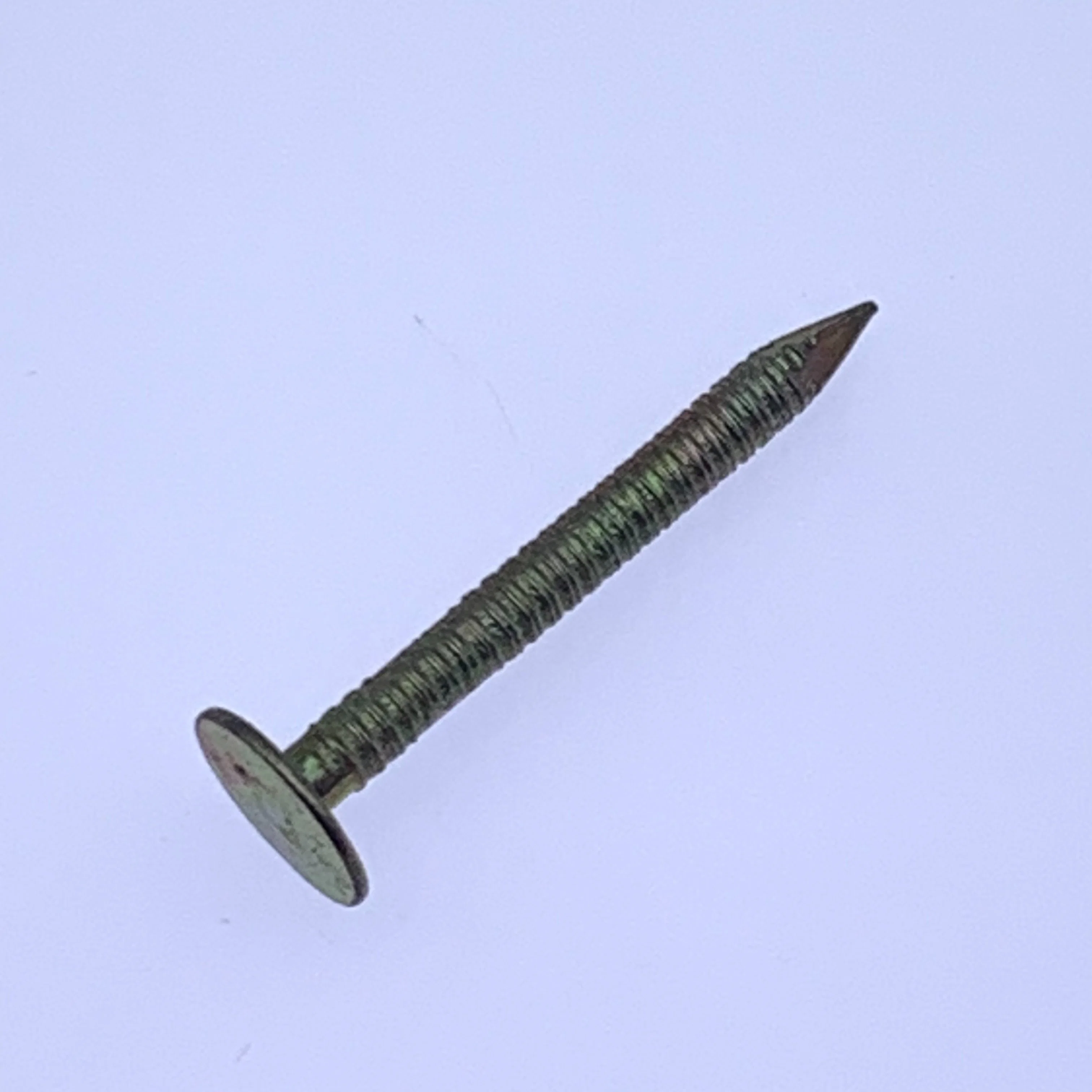 Free Samples15-Degree Round Head Wire Weld Collated Smooth Shank Electro Galvanized Coil Roofing Nails