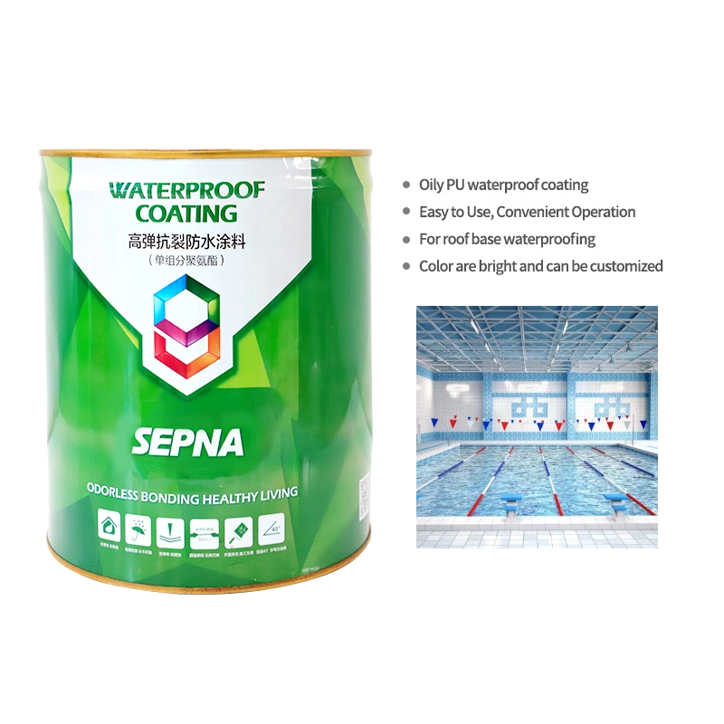 Single Package Self Leveling Exposed Polyurethane Waterproofing Coatings for Basement Pavement