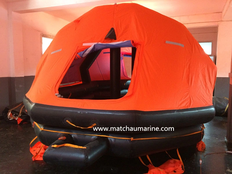 Marine Lifesaving Equipment Inflatable Light Weight Life Raft with ISO Certificate