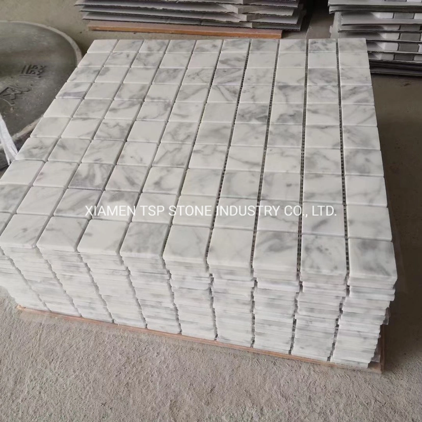 Design White Marble Mosaic Veneer for Decor Home