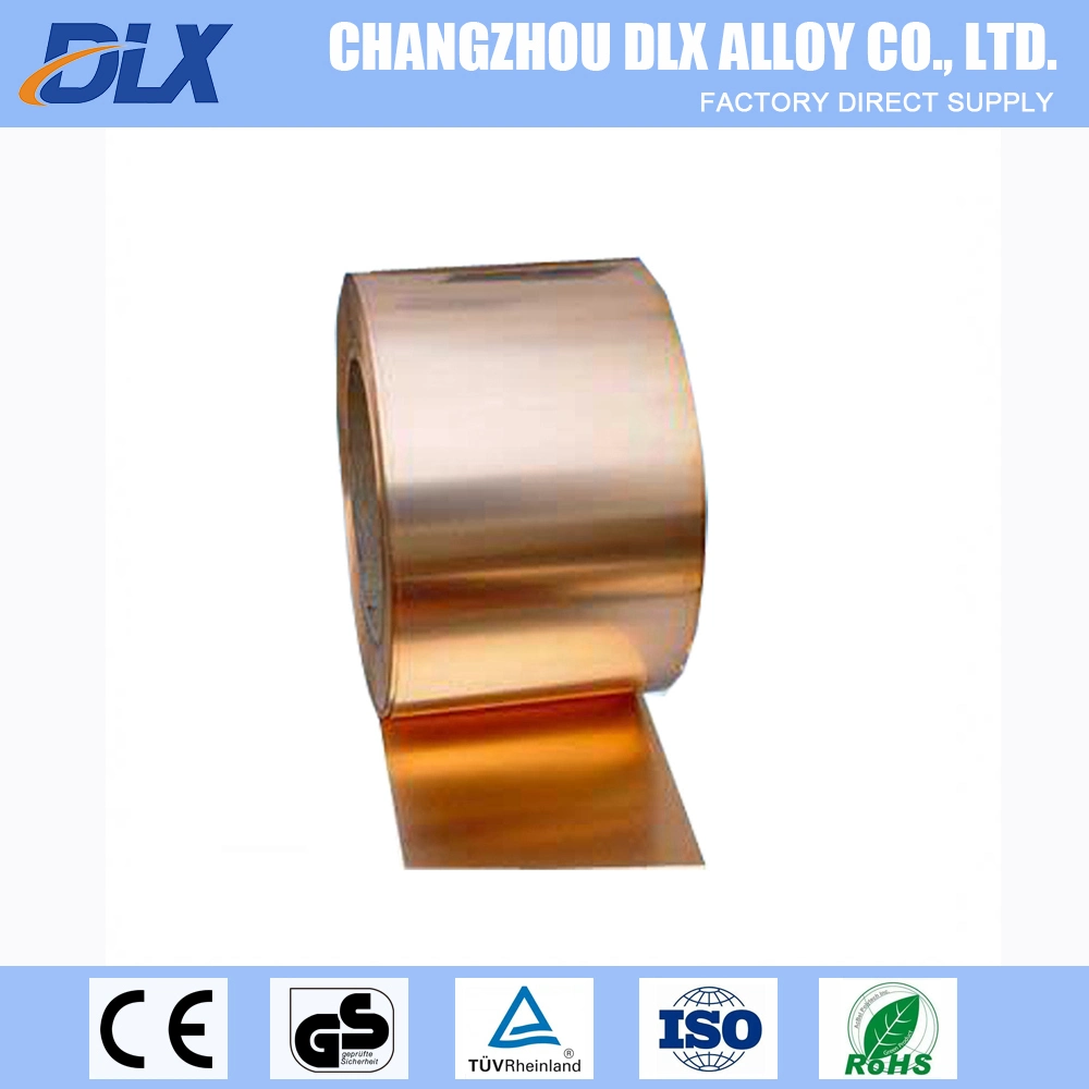 Factory Supply Cuconibe Cuco1ni1be 2.1285 Cw103c Beryllium Copper Strip Tape Foil