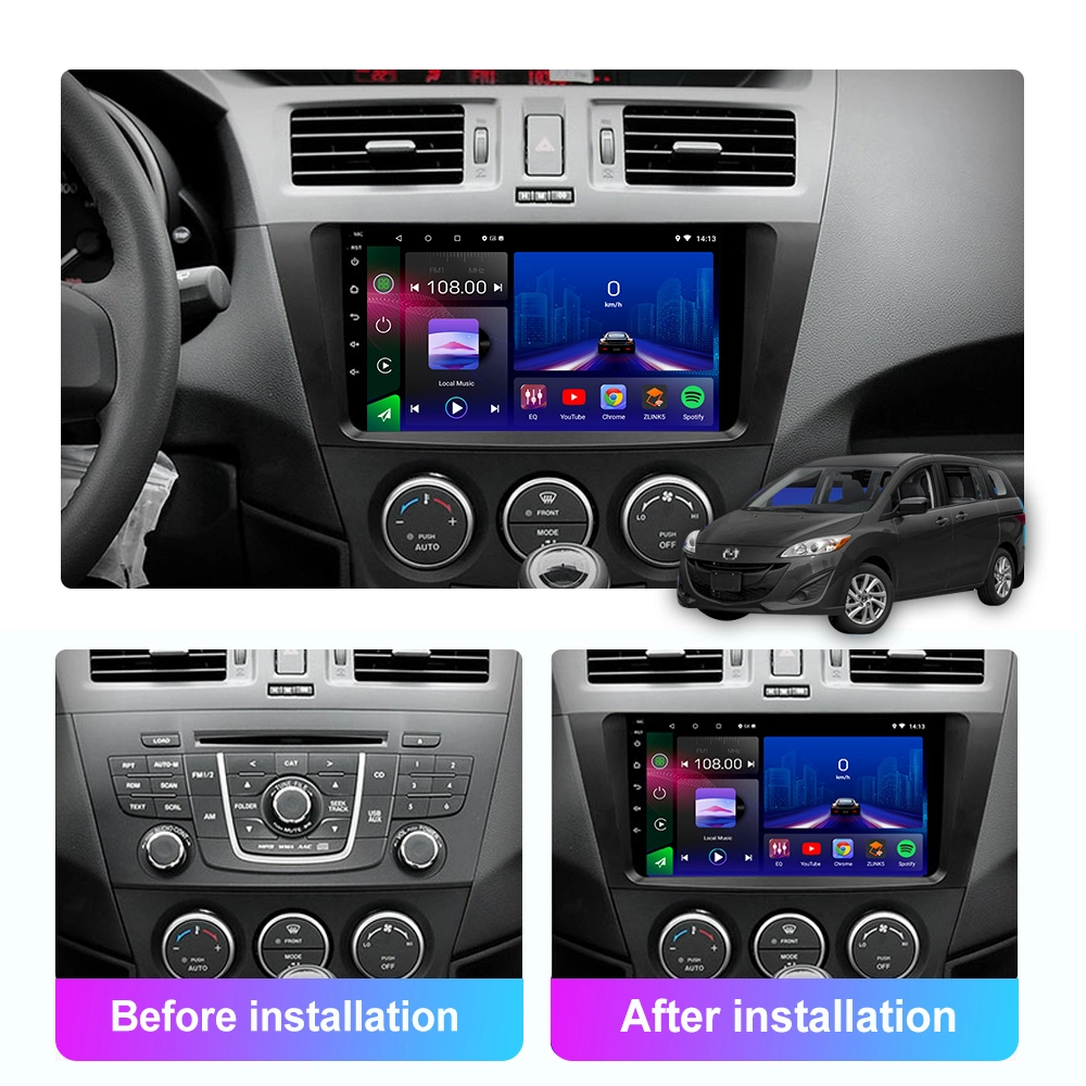 Jmance 9" 4G DSP CarPlay Android Auto Automobil Video Car Radio RDS Multimedia Stereo für Mazda 5 3 CW 2010 - 2015