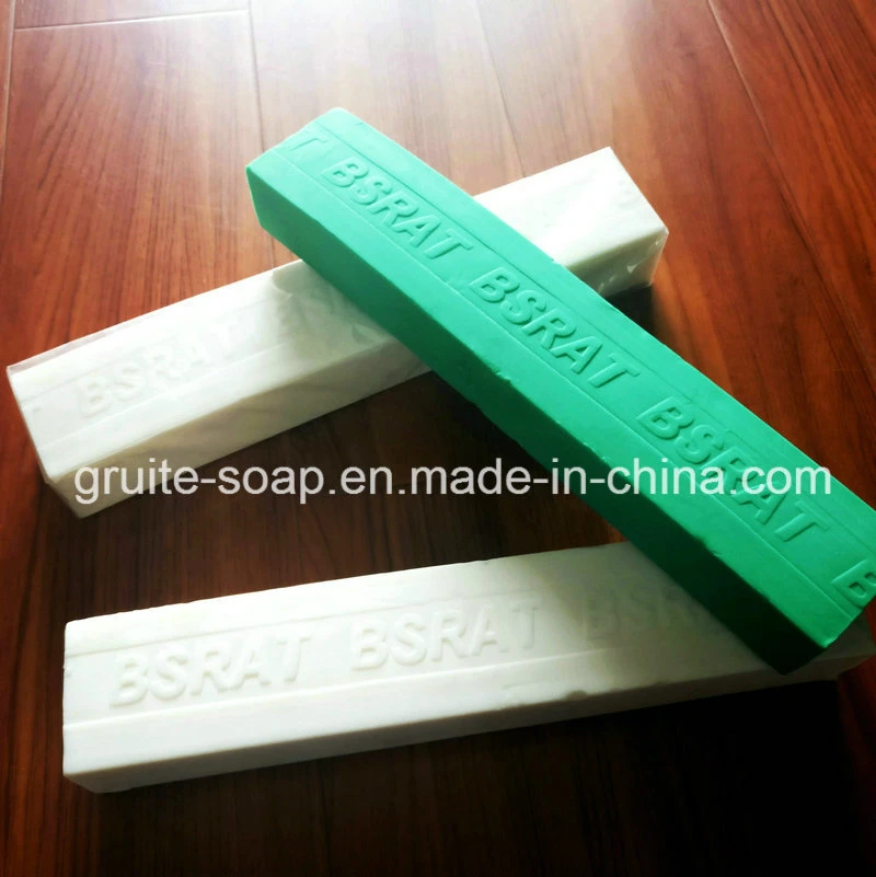 1kg 1.5kg White/Green Color Laundry Soap Bar for West Africa Market