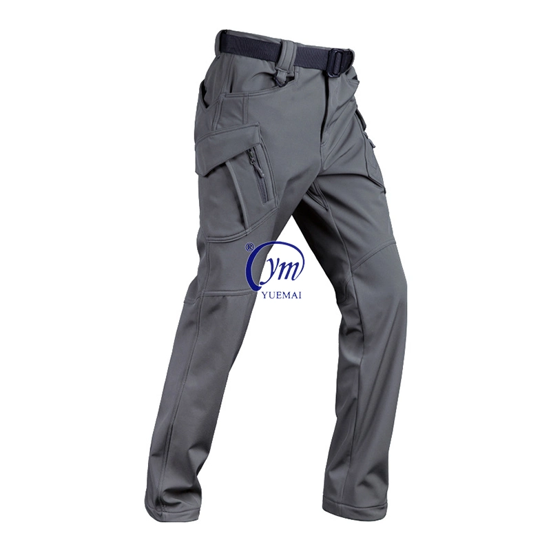 Custom Military Trousers Tactical Windproof Waterproof Pant Men's Fleece Pant