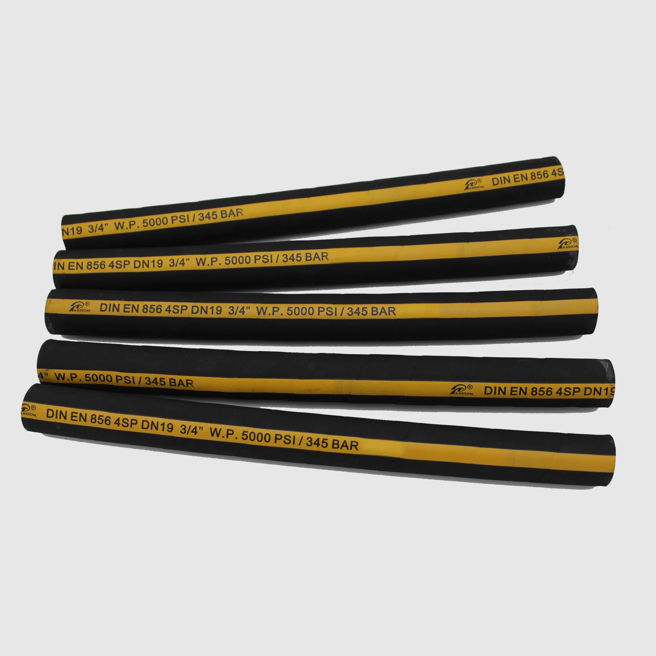 En856 4sp ID 1" High Pressure Four Wire Spiral Hydraulic Rubber Hose for Heavymachinery