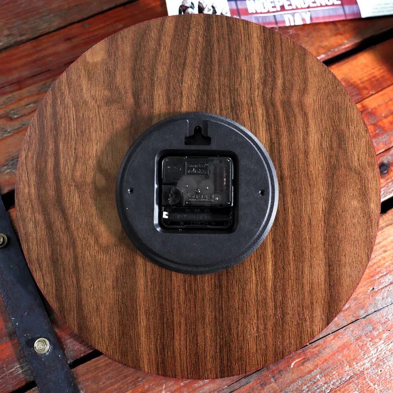 12 Inch Luminous Wall Clock Home Decor Modern Cheap Wooden Living Room Mute Custom Night Light Clocks